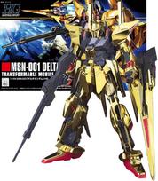 HGUC Delta Gundam Scale Plastic Model Kit [HG] MSN-001 1/144 Pre-Colored gray