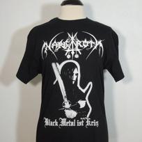 Nargaroth Black Metal Ist Krieg M Medium Tshirt Black Unisexs L white