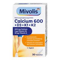 Mibolis Kalcis 600 + Vitaminas 30 tablečių