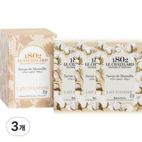 Le Shatra 1802 Marselis veido muilas Asilo pieno kvapo 3 pakuotės, 100 g, 3 vnt. beige