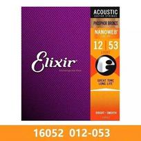 Eliksyro akustinės gitaros stygos, skirtos groti elektra Populiarioji muzika Rokas 80/20 Bronzinis Nikelis 11002 16052 16027 11-52 Gitaros priedas Phosphor Bronze16052