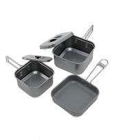 UNIFLAME Mountain Cooker Square 3 No.667705 gray
