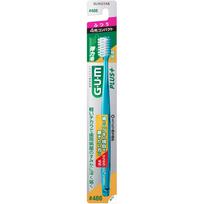 Sunstar GUM. Gum Plus Dantų šepetėlis 4 eilių Kompaktiškas #466  Paprastai sergant periodontitu, dantų šepetėliai Naudokite šerelių galiuką, kad švelniai apibrėžtumėte bordą