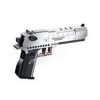 Art Box/Replica Block Technique Desert Eagle Block Gun Veikiantis Blokas 360 Vnt. gray