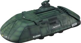 MODEROID Godzilla VS Biollante Super X2 assembly plastic model non-scale black