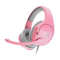 „HyperX Cloud Stinger Pink“ žaidimų ausinės suderinamos lengvos 2 metų gamintojo garantija Namų darbas Nuotolinis darbas vaizdo konferencija Nuotolinis darbas rožinė rožinė