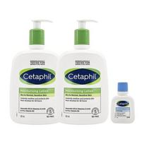Cetaphil Moisturizing Lotion Large Capacity 591ml 2ea + Cleanser 29ml white