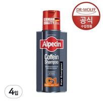 Alpecin Caffeine Shampoo C1, 250ml, 4 vnt.