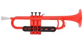 ZO Plastikinis trimitas Raudonas Juodas TP-01BK
