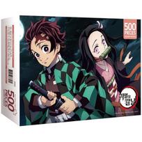 Demon Slayer Blade Nezuko dėlionė YR500-580, mišrios spalvos, 500 vienetų dėlionė, vaikų žaidimai, mokomieji žaislai black
