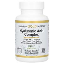 Contains Hyaluronic Acid Complex, L-Proline, French Grape Seed and French Maritime Pine Bark Extract, 60 Veggie Capsules