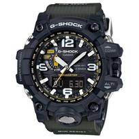 Casio Master Of G-Land Serija G-Shock Mudmaster Šeši Radijo Bangų Atsparus Vandeniui Lauko Sportui Saulės Kvarcinis Laikrodis Vyriški Laikrodžiai Juodas GWG-1000-1A3 Black Dial black
