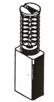 Haushalt Angliniai šepetėliai 30-06-004-H, 5 x 8 x 17 mm, 2 vnt