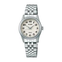 Seiko Alba Kvarcinis Nerūdijančio Plieno ir Vandeniui Atsparus Sidabrinis Moteriškas Laikrodis, Titano, (10 bankomatas), Analoginis, (AEGK428) white