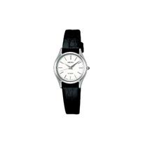 SEIKO Life Waterproof Antimagnetic Quartz Genuine Leather Strap Women's Watch White Dial SWDL209 juoda