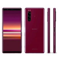 Atnaujintas Sony Xperia 5 Originalus 6GB RAM 64/128GB ROM Piršto atspaudo atrakinamas išmanusis telefonas J9210 （Dual Card）128GB raudona