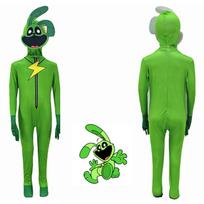 Vaikų Helovino Cosplay Kostiumas Unisex Berniukams Mergaitėms Ilgomis Rankovėmis Viršutinė Dalies ir Kelnaičių Rinkinys Karnavalo Šventės Kostiumas 120 yards green