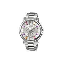 Casio SHEEN quartz movement Japanese and Korean watch women's watch silver dial SHE-3035D-7A sidabras