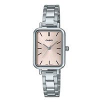 Casio Women's Square Metal Band Wrist Watch LTP-V009D-4E white