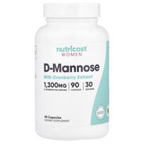 Nutricost, women, d-mannose with cranberry extract, 90 capsules
