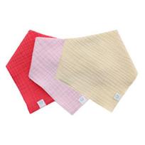 Dream tofu double yogurt gauze scarf bib girls 3 piece set, korean baby products beige