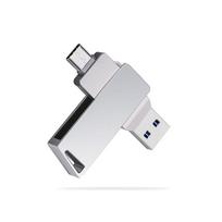 OLOEY High-Speed Dual-Port USB 3.0 Flash Drive gray