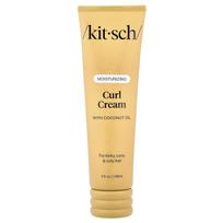 Kitsch, Drėkinantis garbanų kremas, Sudėtyje yra kokoso aliejaus, 148ml (5 fl uncijos) beige