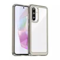 Hurtel Outer Space Samsung Galaxy A26 dėklas su lanksčiu rėmeliu – pusiau skaidrus telefono dėklas, juodos spalvos telefono dėklas