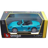 Brago 1: 24 Porsche 718 Boxter Model žaislai, Mėlynas korėjietiškas žaislas blue