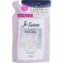 KOSE COSMEPORT Joureme Relax Naktinis atstatomasis plaukų kondicionierius (papildymas) (Tiesūs ir sodrūs) 340ml Joulemes Šampūnas/kondicionierius (priemoka) Po plovimo šampūnu, švelniai