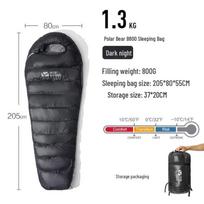 MOBIGARDEN Arctic Bear B800 Outdoor Camping Sleeping Bag black