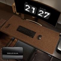 Linen Heated Mouse Pad, Warm Desk Pad, Office Oversized Heating Computer Desk Pad, Student Writing Desk Pad 30CM ruda
