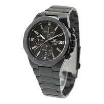 CASIO EDIFICE 100 meters waterproof, fashionable and artistic, Quartz, Steel Strap, , men's watch, black dial EFV-640DC-1AVDF juoda