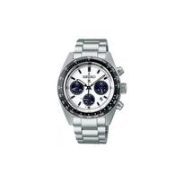 SEIKO Prospex Panda serijos Panda Di Solar kvarcinis laikrodis su plienine apyranke 39mm*45.5mm*13.3mm Vyriškas laikrodis Baltas ciferblatas SBDL085 mėlyna