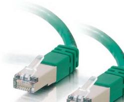 LOGON SSTP Cat5e, 1,5 m, Cat5e, RJ-45, RJ-45, Žalia