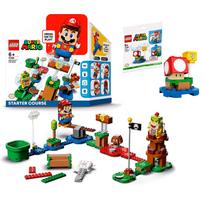 LEGO Super Mario LEGO Mario and the Beginning of Adventure Starter Set 71360 Super Mushroom Mini Set Included [Manufacturer Benefits] ~ + blue