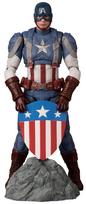 MAFEX CAPTAIN AMERICA Kapitonas Amerika Aukštis 160mm Dažyta veiksmo figūrėlė Nr.220 (Klasikinis kostiumas) apytiksliai. Ne masto gray