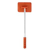 Langų valytuvo valiklis Mop Long Handle priekinio stiklo valymo įrankis Fish Tank Auto oranžinė