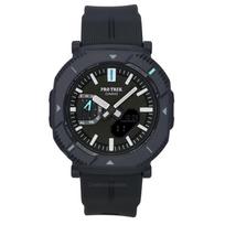 Casio Pro Trek Analoginis Skaitmeninis Išmanusis Laikrodis Ryšys Derva Žalias Ciferblatas Atsparus Saulės Energijai PRJ-B001-1 100M Vyriškas Laikrodis žalia