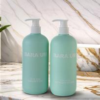 Good scent, long-lasting scalp scalp odor, youth puberty slightly acidic oily scalp shampoo, Baraum Olive Soap Shampoo/Conditioner Set 490ml, 2 pcs. gray