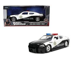 jada toys JADATOYS Fast and Furious Diecast Car 2006 DODGE CHARGER POLICE 124 [Item] mėlyna