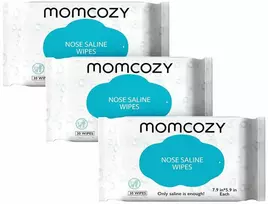 MOMCOZY DRĖGNOS SERVETĖLĖS SU DRUSKOS TIRPALU, 3 PAKUOTĖS PO 60 VNT.