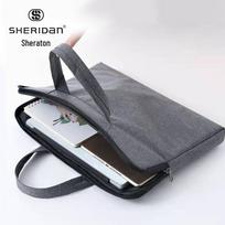 SHERIDAN Men's Oxford Cloth Business Messenger Bag gray