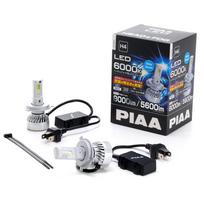 PIAA H4 LED Headlight Bulbs 6000K 8000lm Dual Beam 12V 24V LEH220 - Universal Fit / Headlight Bulbs balta