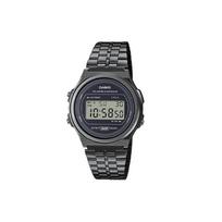 CASIO Unisex VINTAGE serijos juodas laikrodis A171WEGG-1AEF A171WEGG-1AEF Black Dial gray