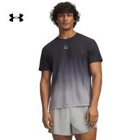 Under Armour vyriški Halo Run žakardiniai bėgimo marškinėliai S black