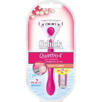 sic japan Schick Quattro 4 for Women Holder with 2 replacement blades Women's Holder Women's Razors <Replacement Blade> Schick Quattro 4 for Women Rep