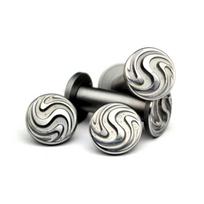 1 rinkinys Išskirtinis nerūdijančio plieno varžtas „Pasidaryk pats“ peilių gamybos medžiagai Peilio rankenos varžtas 20 dydžių tiesiam sulankstomam peiliui 5MM, size 6