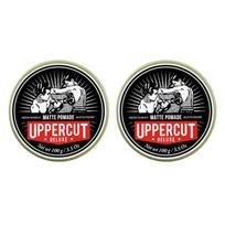 Uppercut Deluxe Vyriškas Matinis Plaukų Vaškas Vidutinio Fiksavimo, 2 vnt., 100g gray