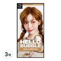 Mise-en-scène Hello Bubble Hair Dye, Gold Brown, 3 pcs. beige